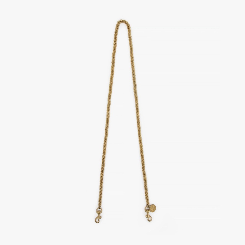 Clare V Crossbody chain strap, thick brass